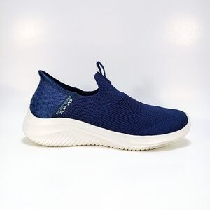 Skechers Slip Ins Ultra Flex 3.0 Smooth Step Womens 6 Navy Blue Sneakers